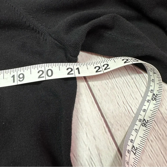 talbots petites beaded pearls crew neck sweater large holiday glam - Picture 7 of 8